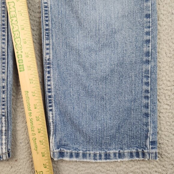 Tommy Hilfiger Jeans Women's 10 Classic Boot Relaxed Fit Y2K Trouser Blue Denim - Picture 4 of 10